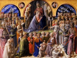聖母の戴冠式 作： Fra Filippo Lippi